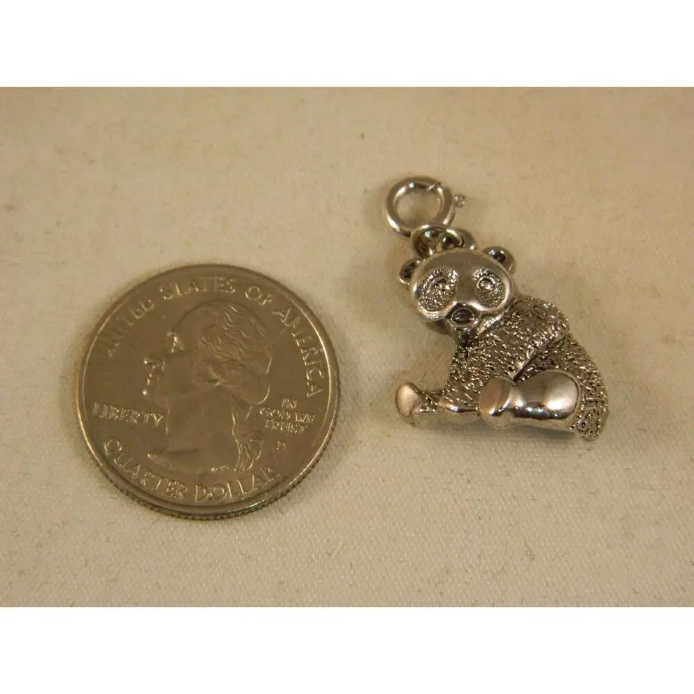 Sarah Coventry Panda Pendant Original Box, 1979 Endangered Species Series 9009